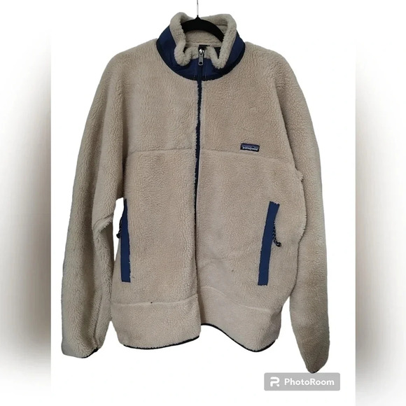 Vintage Patagonia Retro-X Jacket - Oatmeal - PEF - Made In USA - 1997 - Picture 1 of 5